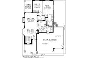 Prairie Style House Plan - 2 Beds 2 Baths 1364 Sq/Ft Plan #70-1523 