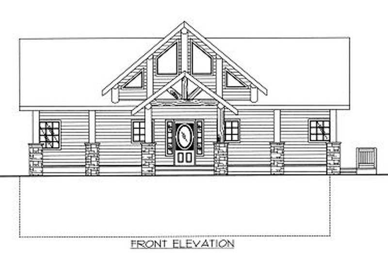 Dream House Plan - Exterior - Other Elevation for Bungalow House Plan #117-541 - 3 bed, 2.5 bath