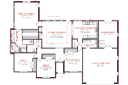 Southern Style House Plan - 3 Beds 2 Baths 1880 Sq/Ft Plan #63-105 