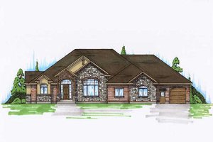Traditional Exterior - Front Elevation Plan #5-329