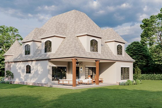 Exterior - Other Elevation 1 for European House Plan #923-288 - 4 bed, 2.5 bath