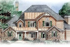 Traditional Exterior - Front Elevation Plan #54-159