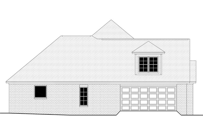 Dream House Plan - Exterior - Other Elevation 3 for European House Plan #430-103 - 4 bed, 2.5 bath