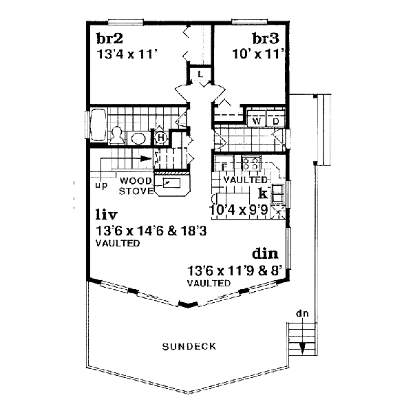 Modern Floor Plan - Main Floor Plan #47-316