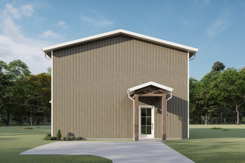Dream House Plan - Exterior - Other Elevation 1 for Barndominium House Plan #1092-36 - 3 bed, 2.5 bath