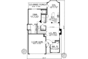 Ranch Style House Plan - 2 Beds 2 Baths 1734 Sq/Ft Plan #70-658 