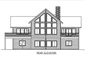 Contemporary Exterior - Front Elevation Plan #117-803