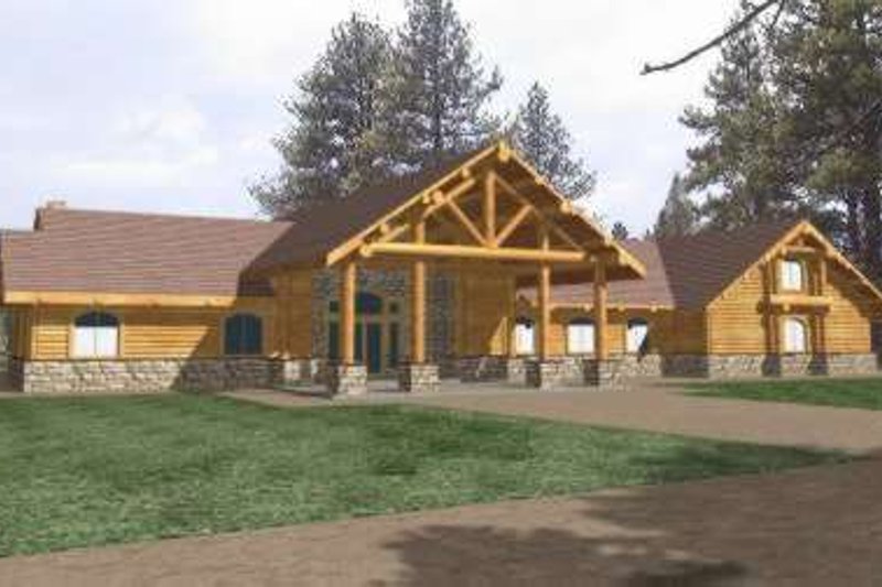 House Blueprint - Craftsman Exterior - Front Elevation Plan #117-373