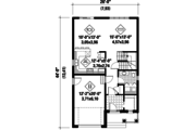 Craftsman Style House Plan - 3 Beds 1 Baths 1762 Sq/Ft Plan #25-4431 