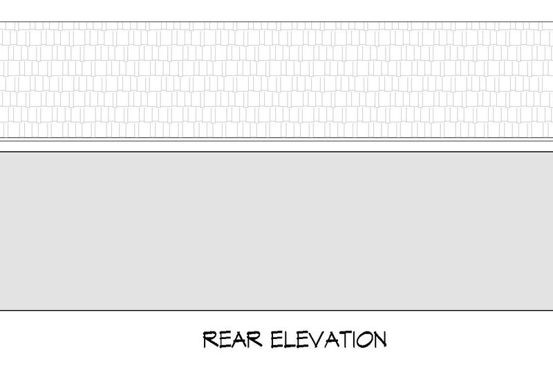Dream House Plan - Exterior - Rear Elevation for Ranch House Plan #932-728, 0 bath