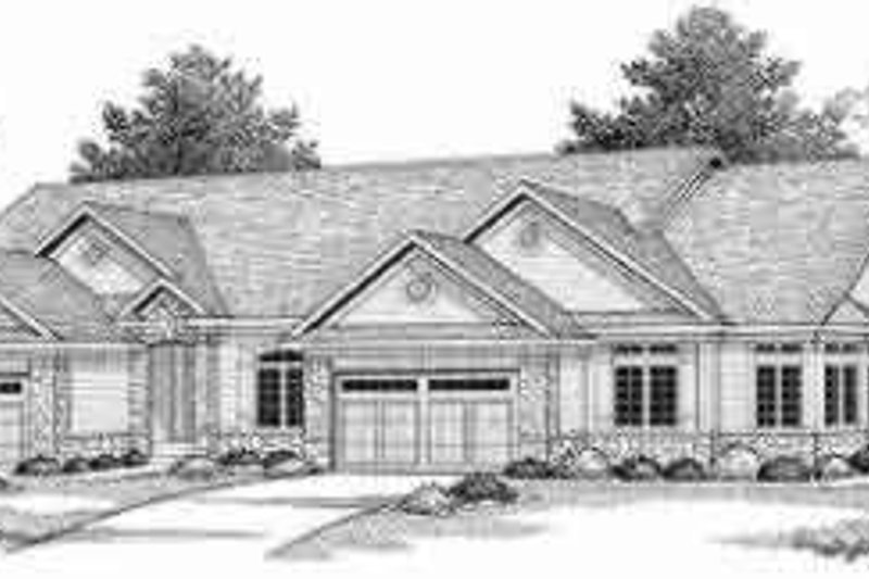 Architectural House Design - Traditional Exterior - Front Elevation Plan #70-738