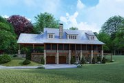 Country Style House Plan - 3 Beds 4 Baths 3870 Sq/Ft Plan #923-126 