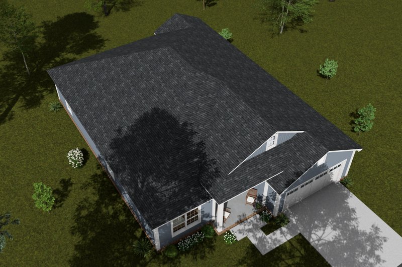 Architectural House Design - Exterior - Other Elevation 5 for Cottage House Plan #513-2424 - 4 bed, 3 bath