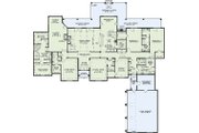 European Style House Plan - 4 Beds 3.5 Baths 4810 Sq/Ft Plan #17-2387 