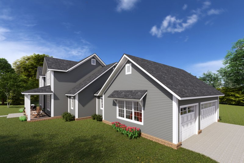 Home Plan - Exterior - Other Elevation for Farmhouse House Plan #513-2224 - 4 bed, 3.5 bath
