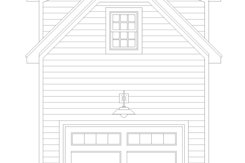 House Plan Design - Exterior - Front Elevation 1 for Traditional House Plan #932-466, 1 bath