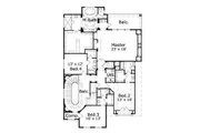 Mediterranean Style House Plan - 4 Beds 5.5 Baths 5241 Sq/Ft Plan #411-422 