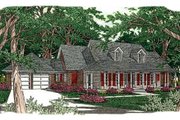 Southern Style House Plan - 4 Beds 3 Baths 2836 Sq/Ft Plan #406-161 