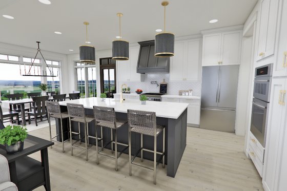 Interior - Kitchen 1 for Craftsman House Plan #51-1267 - 4 bed, 3.5 bath