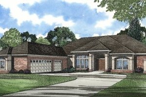 Exterior - Front Elevation Plan #17-1045