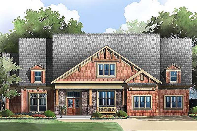 House Plan Design - Large luxurious country home