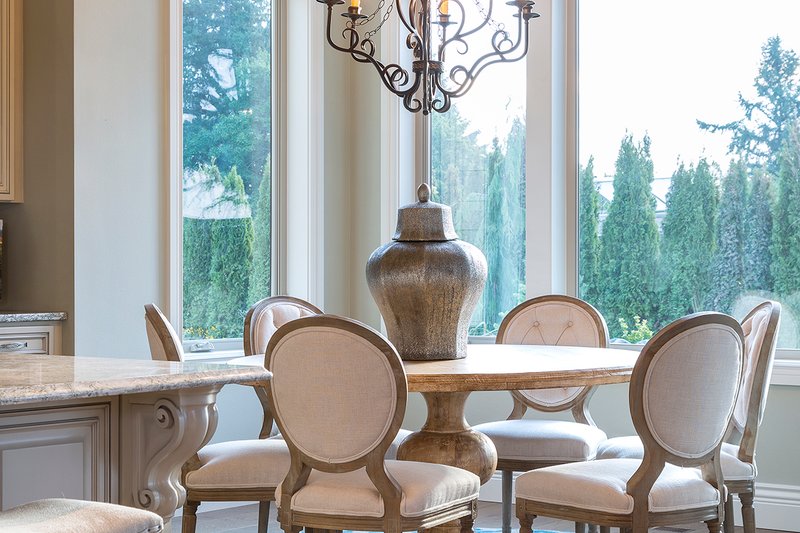 House Plan Design - Interior - Dining Room 1 for European House Plan #48-650 - 4 bed, 4.5 bath