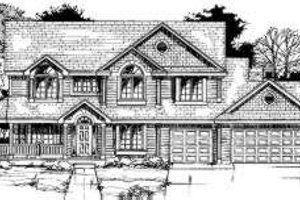 Country Exterior - Front Elevation Plan #334-105