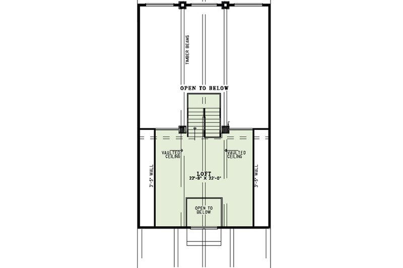 Dream House Plan - Floor Plan - Upper Floor for Craftsman House Plan #17-2500 - 3 bed, 4 bath