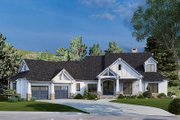 Traditional Style House Plan - 5 Beds 5.5 Baths 4736 Sq/Ft Plan #17-3430 