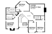 European Style House Plan - 4 Beds 2.5 Baths 2732 Sq/Ft Plan #72-377 