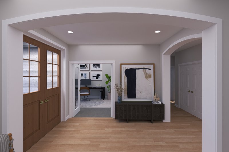House Design - Interior - Entry 1 for European House Plan #1060-293 - 5 bed, 3.5 bath