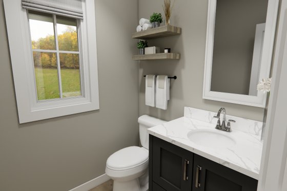 Interior - Bathroom 4 for Bungalow House Plan #51-1413 - 4 bed, 3.5 bath