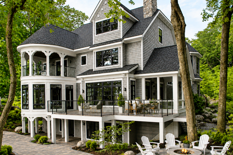 Dream House Plan - Exterior - Rear Elevation 1 for Craftsman House Plan #928-71 - 3 bed, 4.5 bath