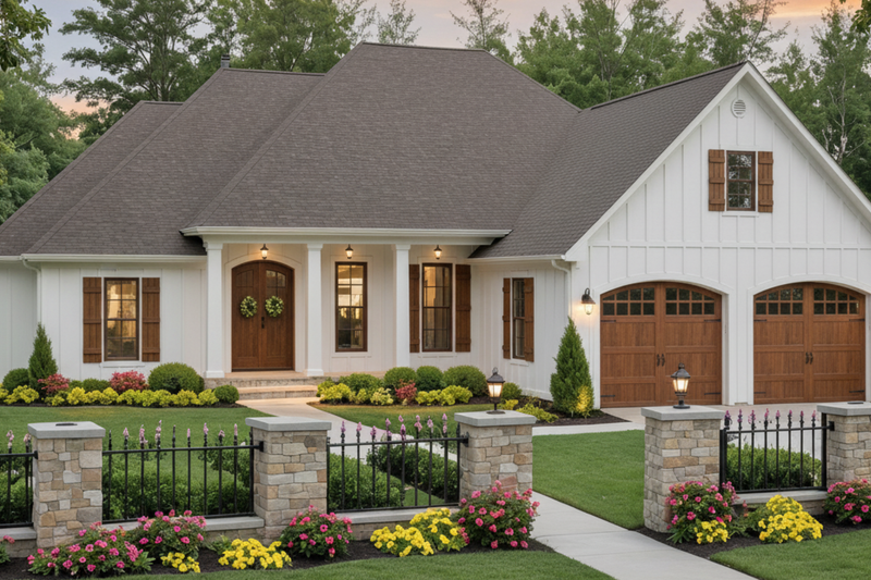 House Blueprint - Ranch Exterior - Front Elevation Plan #21-579