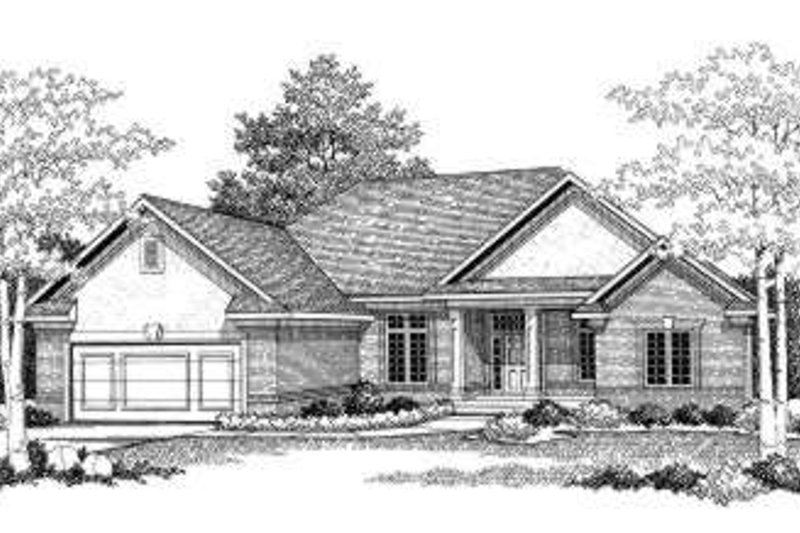 Home Plan - Traditional Exterior - Front Elevation Plan #70-779