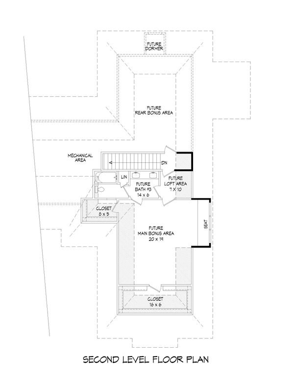 Home Plan - Country Floor Plan - Upper Floor Plan #932-125