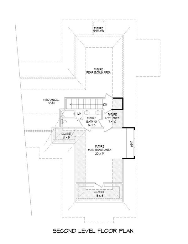 Dream House Plan - Country Floor Plan - Upper Floor Plan #932-125