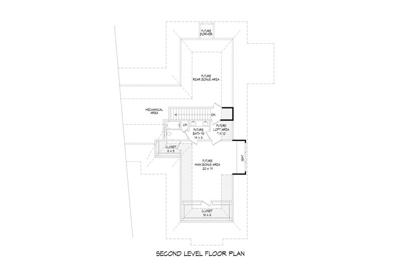 House Blueprint - Floor Plan - Upper Floor for Country House Plan #932-125 - 3 bed, 3.5 bath