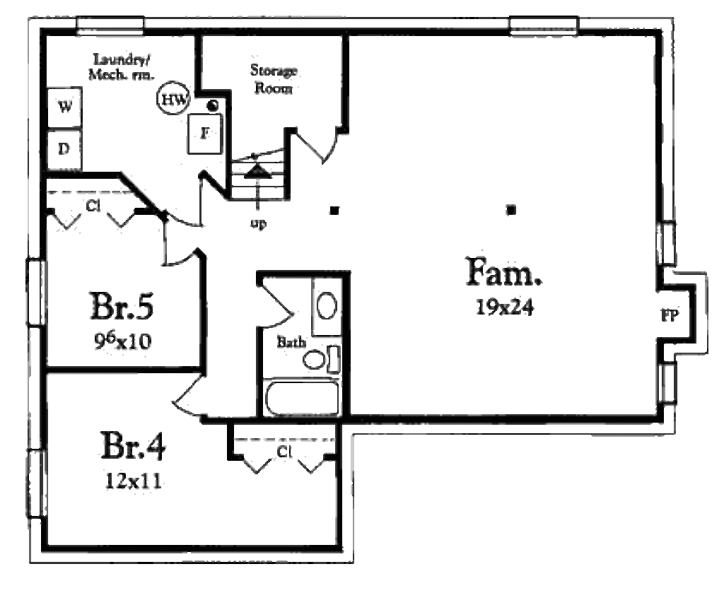 Cottage Style House Plan - 3 Beds 1 Baths 1200 Sq/Ft Plan ...