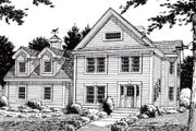 Colonial Style House Plan - 4 Beds 2.5 Baths 2629 Sq/Ft Plan #312-836 