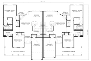 Traditional Style House Plan - 2 Beds 2 Baths 2542 Sq/Ft Plan #17-574 