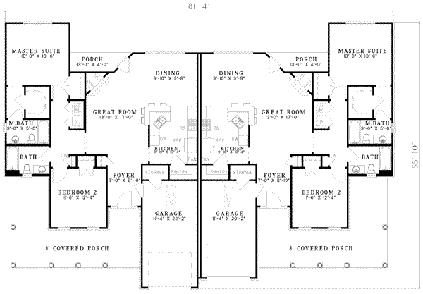 Traditional Floor Plan - Main Floor Plan #17-574