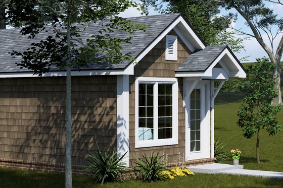 Exterior - Other Elevation 3 for Cottage House Plan #513-2426 - 1 bed, 1 bath