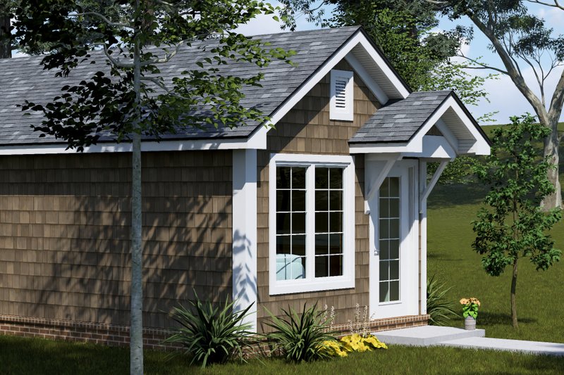 Architectural House Design - Exterior - Other Elevation 3 for Cottage House Plan #513-2426 - 1 bed, 1 bath