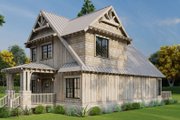 Craftsman Style House Plan - 3 Beds 2 Baths 1706 Sq/Ft Plan #923-81 Exterior 