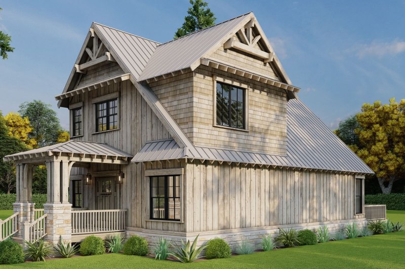 Architectural House Design - Exterior - Other Elevation for Craftsman House Plan #923-81 - 3 bed, 2 bath