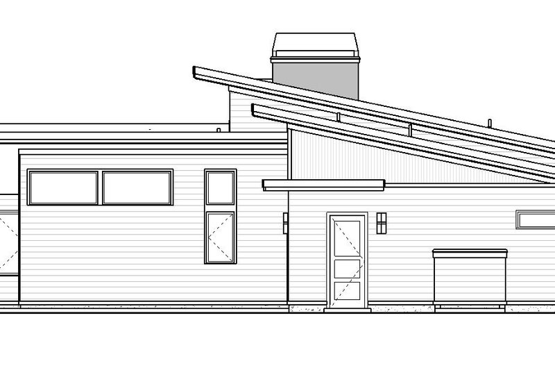 Dream House Plan - Exterior - Rear Elevation for Modern House Plan #895-101 - 3 bed, 2.5 bath