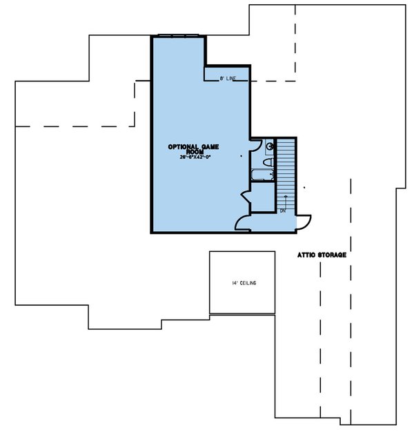 House Design - European Floor Plan - Upper Floor Plan #923-239