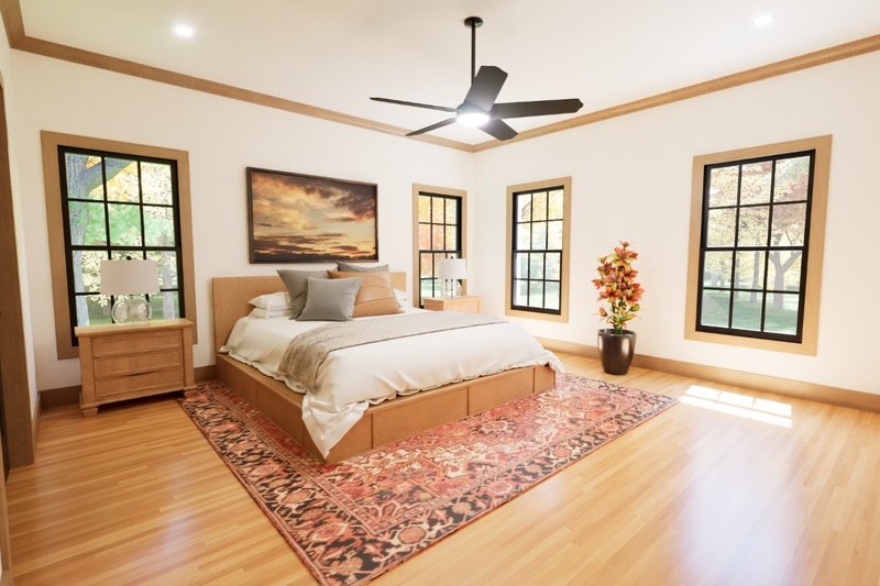 House Plan Design - Interior - Master Bedroom for Contemporary House Plan #1116-58 - 4 bed, 3.5 bath
