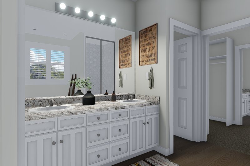 Architectural House Design - Interior - Master Bathroom for Traditional House Plan #1060-69 - 5 bed, 4.5 bath